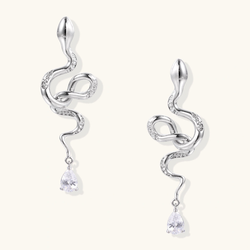 Serpentine Crystal Drops