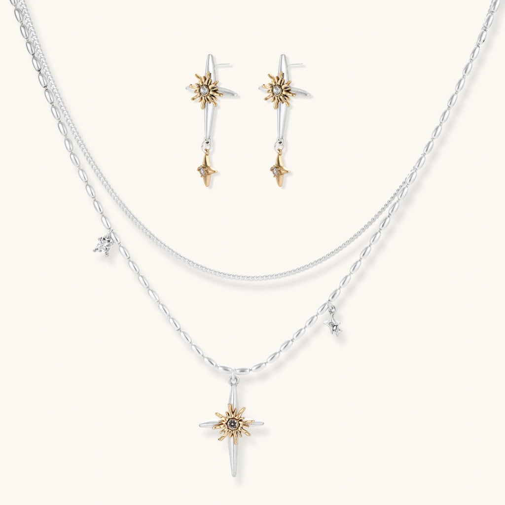 Celestial Cross Layered Set