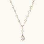 Lumina Pearl Station Necklace