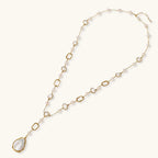 Lumina Pearl Station Necklace