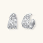 Embossed Floral Hoops