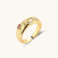 Dual Gem Statement Ring